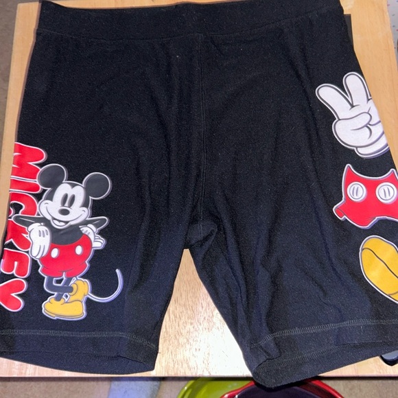 Hot Topic Pants - Mickey Mouse Biker Shorts